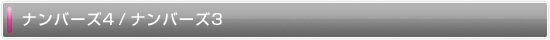 ナンバーズ3/ナンバーズ4